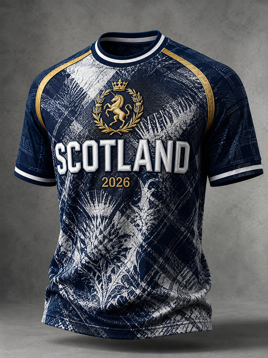 Men's Scotland Football Short Sleeve T-Shirt