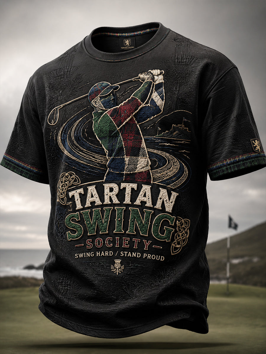 Men's Scotland Golf Lover Printed T-shirt
