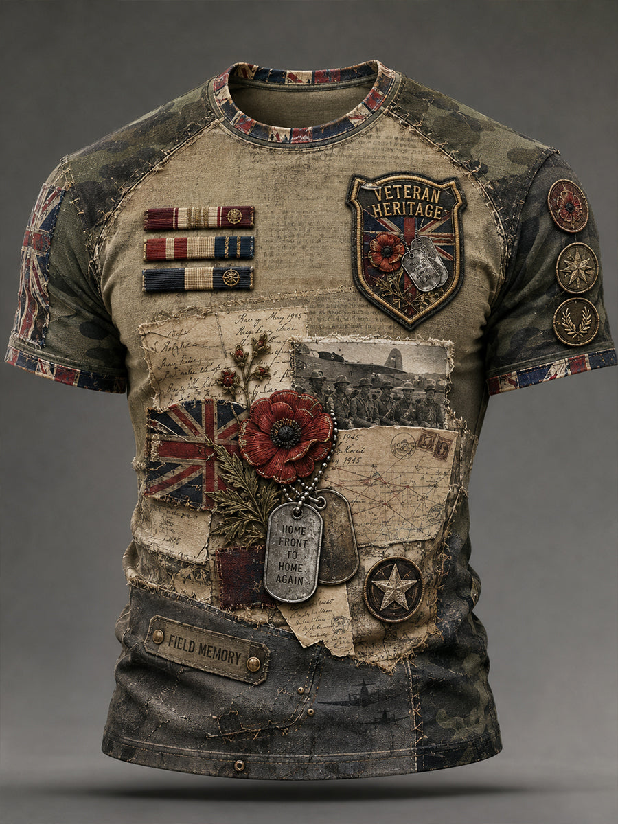 Men's British Veteran Short Sleeve T-Shirt