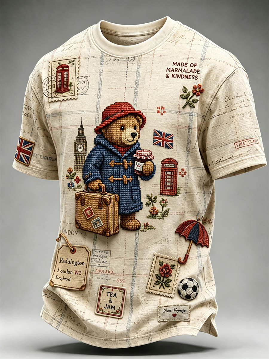 Men's Paddington Bear Short Sleeves T-Shirt