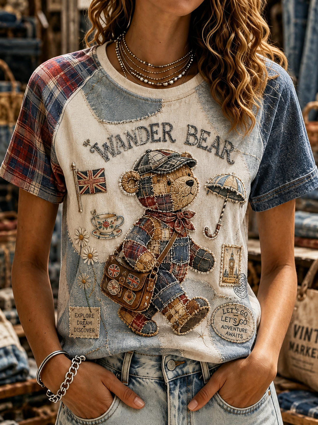 Women's Round Neck Short Sleeve T-Shirt