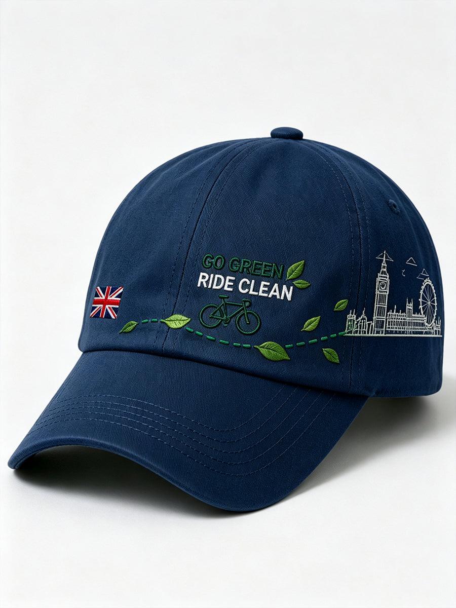 Hat Printed With Eco-Friendly Travel-Themed Graphics