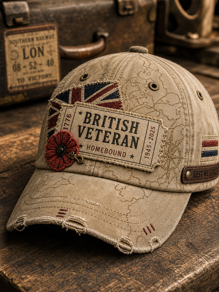 Unisex Casual Hat Featuring A Vintage-Style Commemorative Design