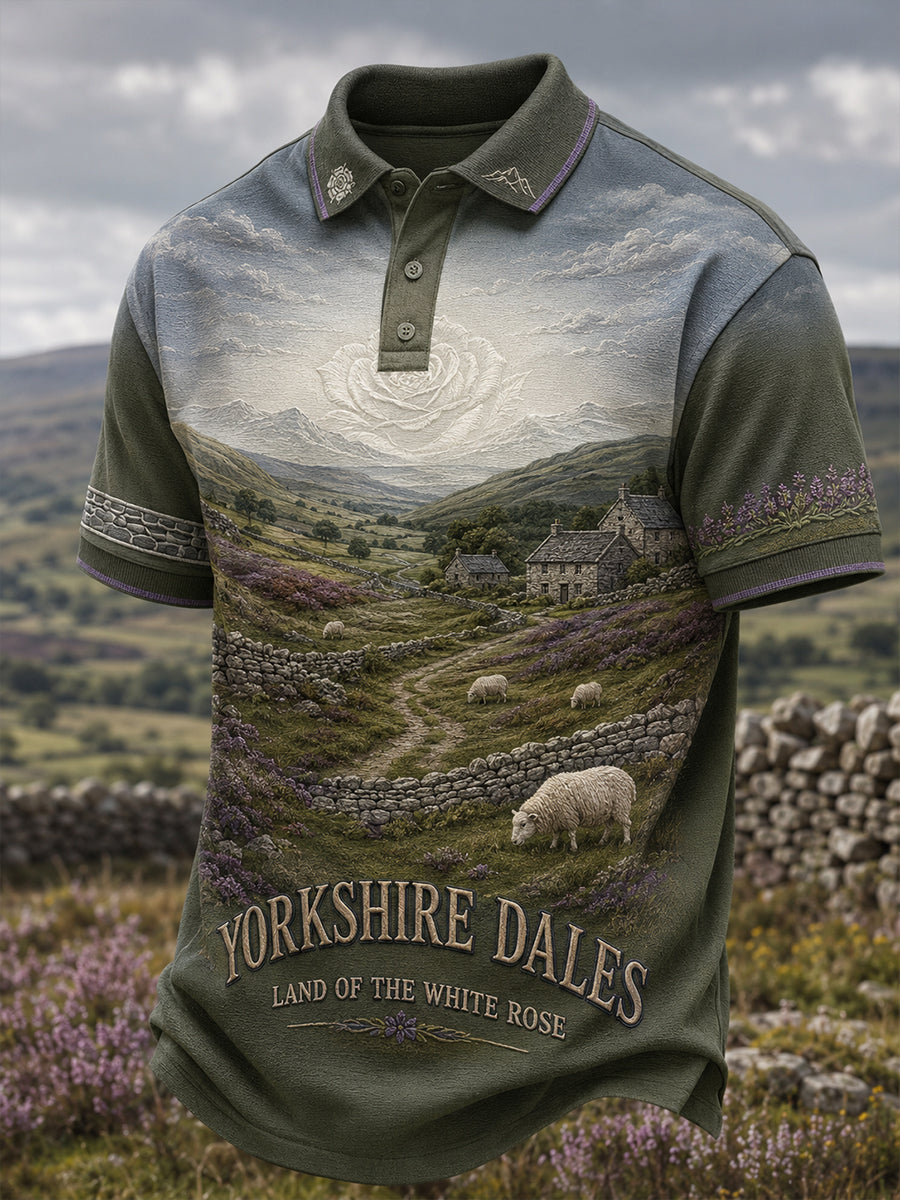 Men's Yorkshire England Short Sleeves T-Shirt