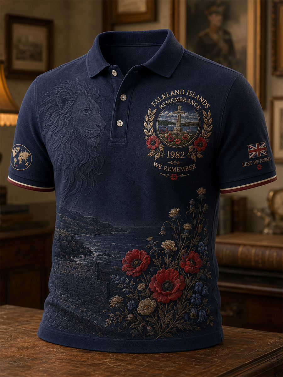 Men's Falklands War Veteran Short Sleeve Shirt