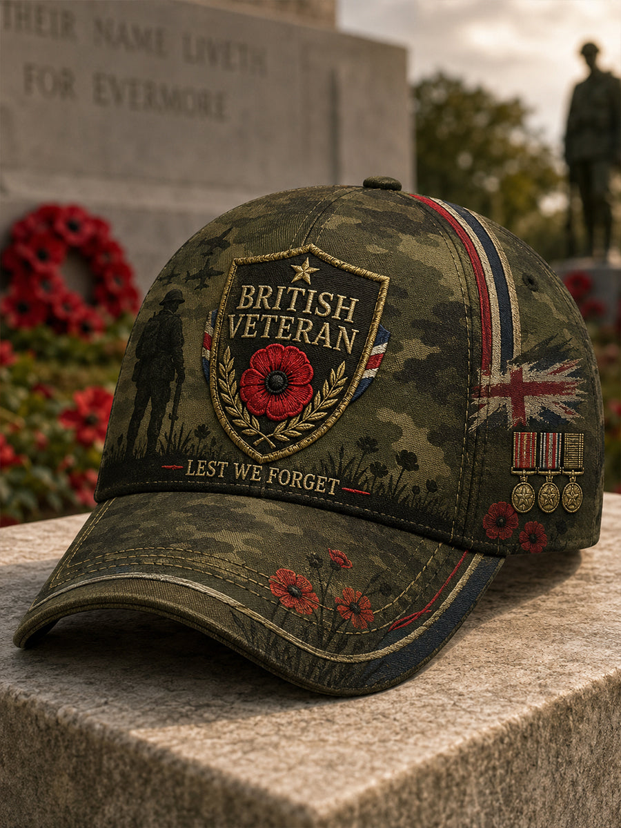 Camo Veteran Memorial Graphic Hat