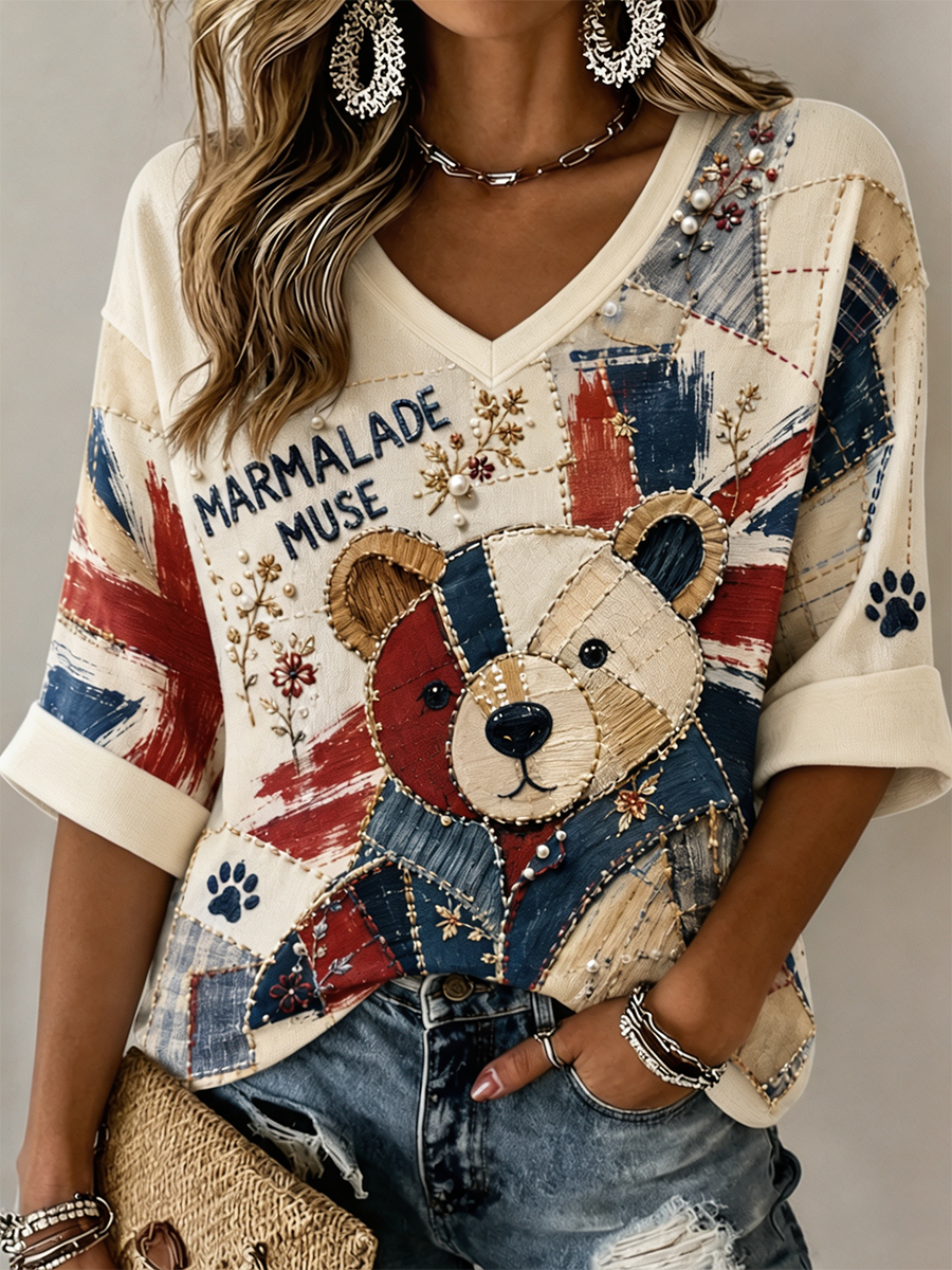 Women's Linen Short-Sleeved T-Shirt