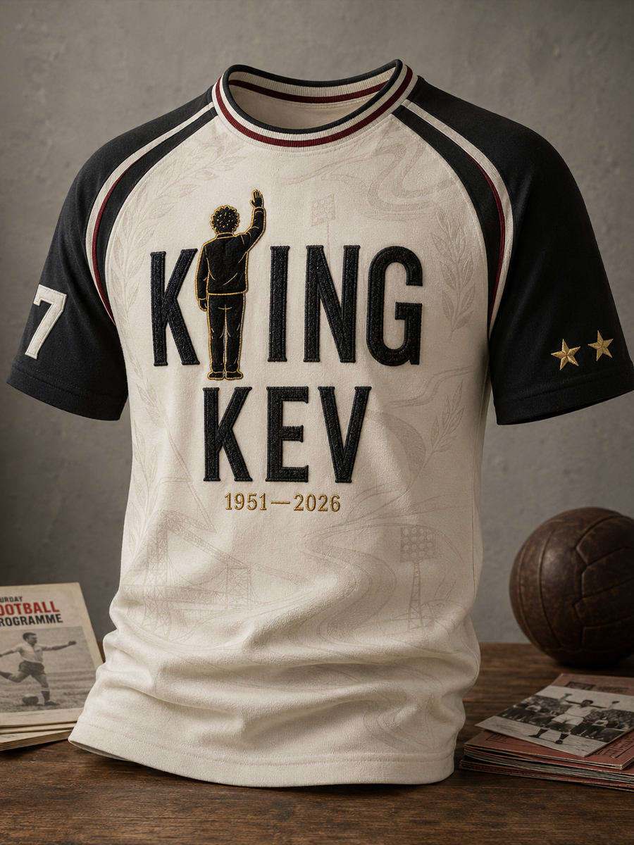 Men's Rip King Kev England Football Lover Printed short sleeve t-shirt