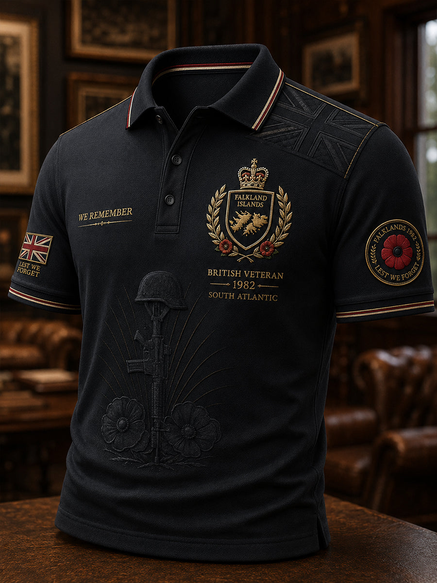 Men's Falklands War Veteran Short Sleeve Shirt