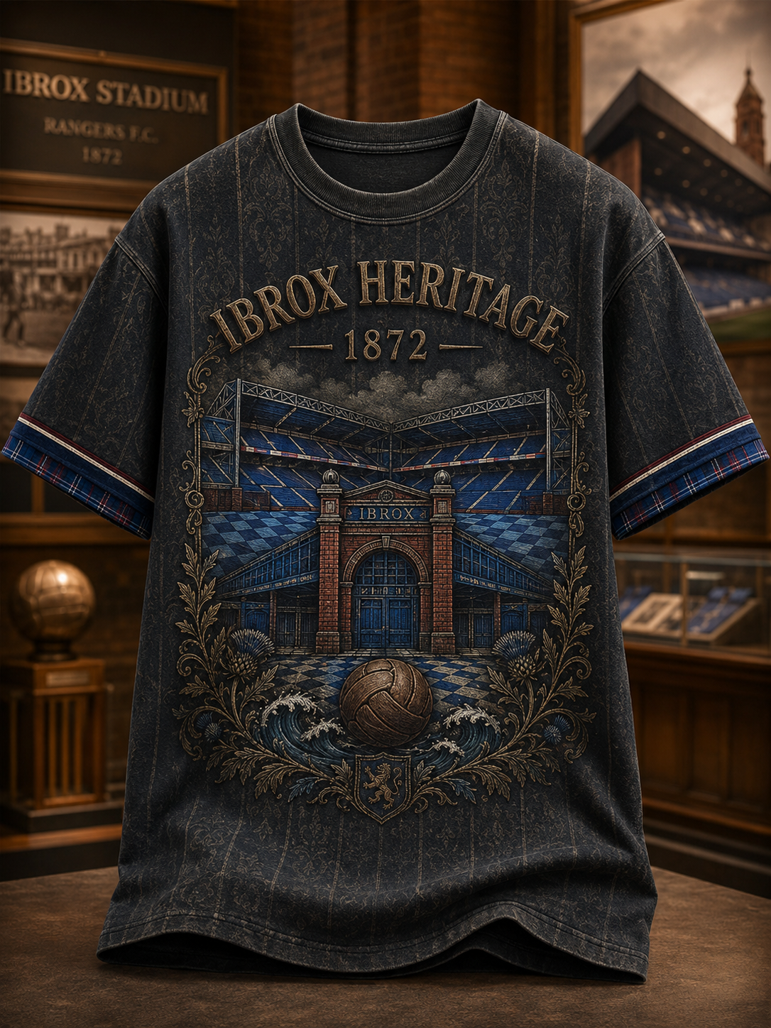 Men's Rangers F.C Short Sleeves T-Shirt
