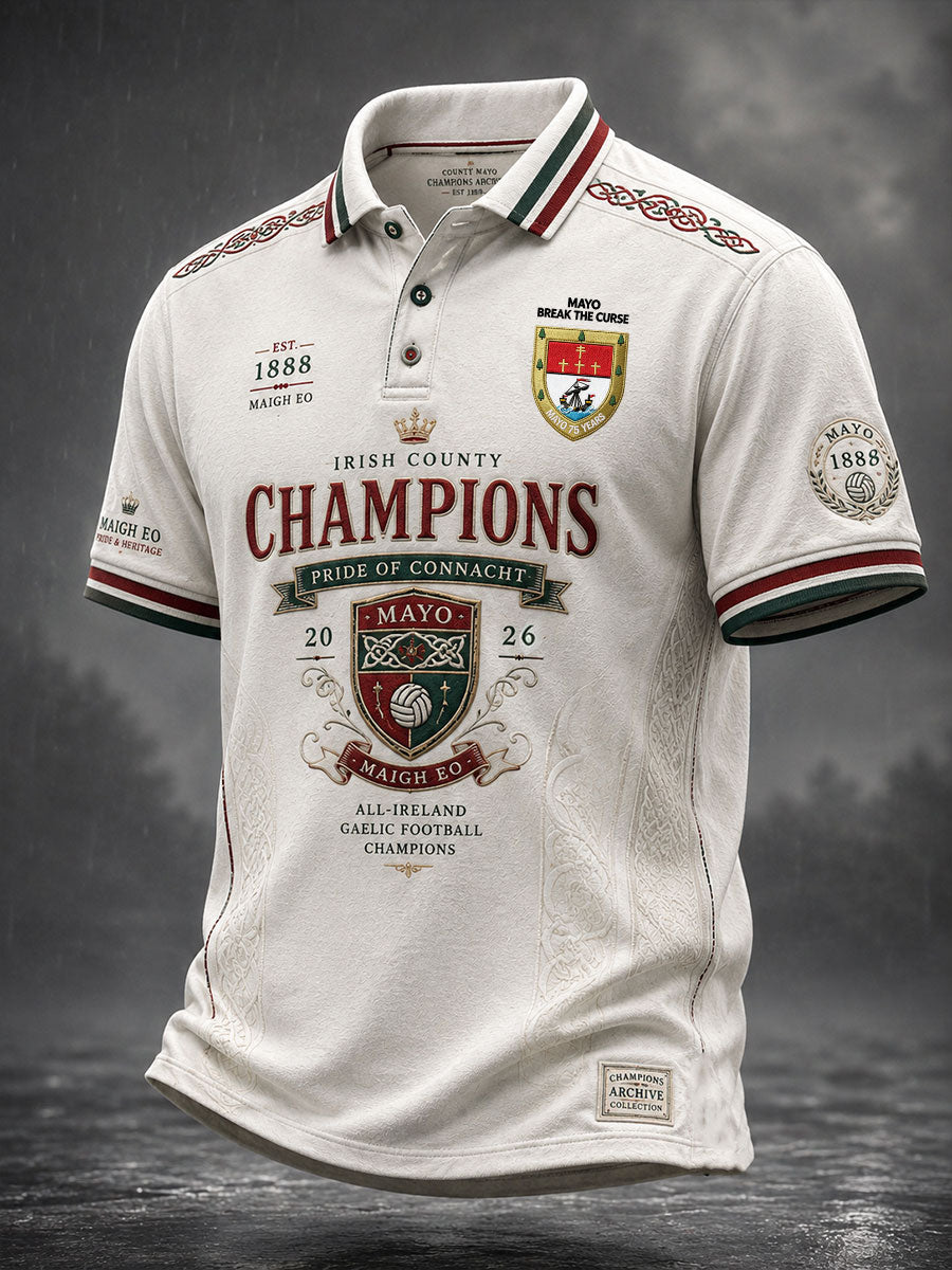 Men's Mayo Champions Break The Curse Shirt