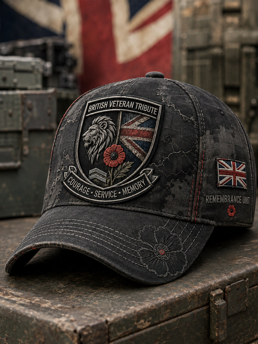 Unisex British Veterans' Memorial Hat
