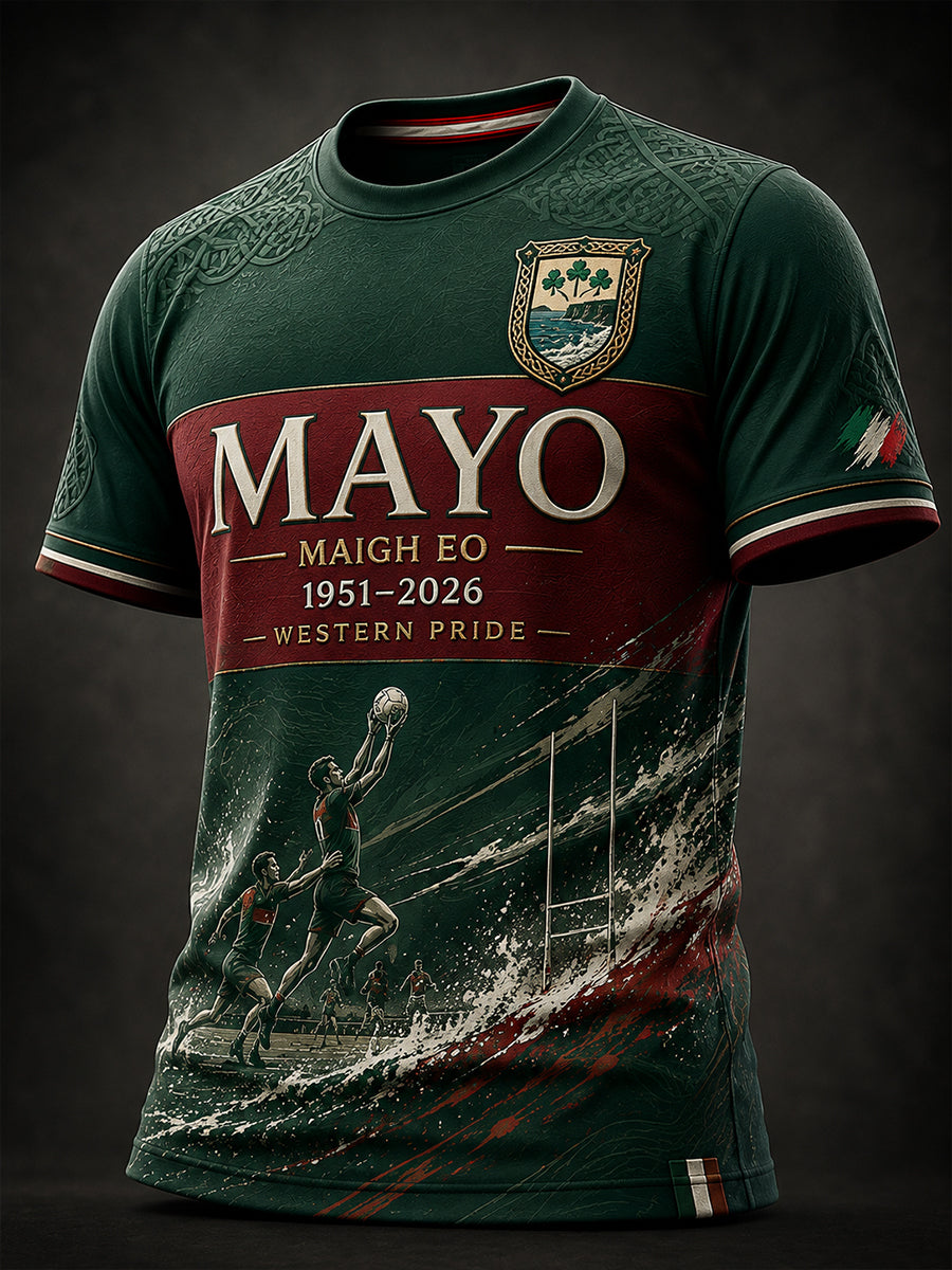 Men's County Mayo Ireland Short Sleeves T-Shirt