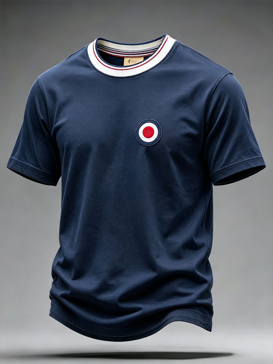 Men's UK Music Lover Mods Culture Printed T-shirt
