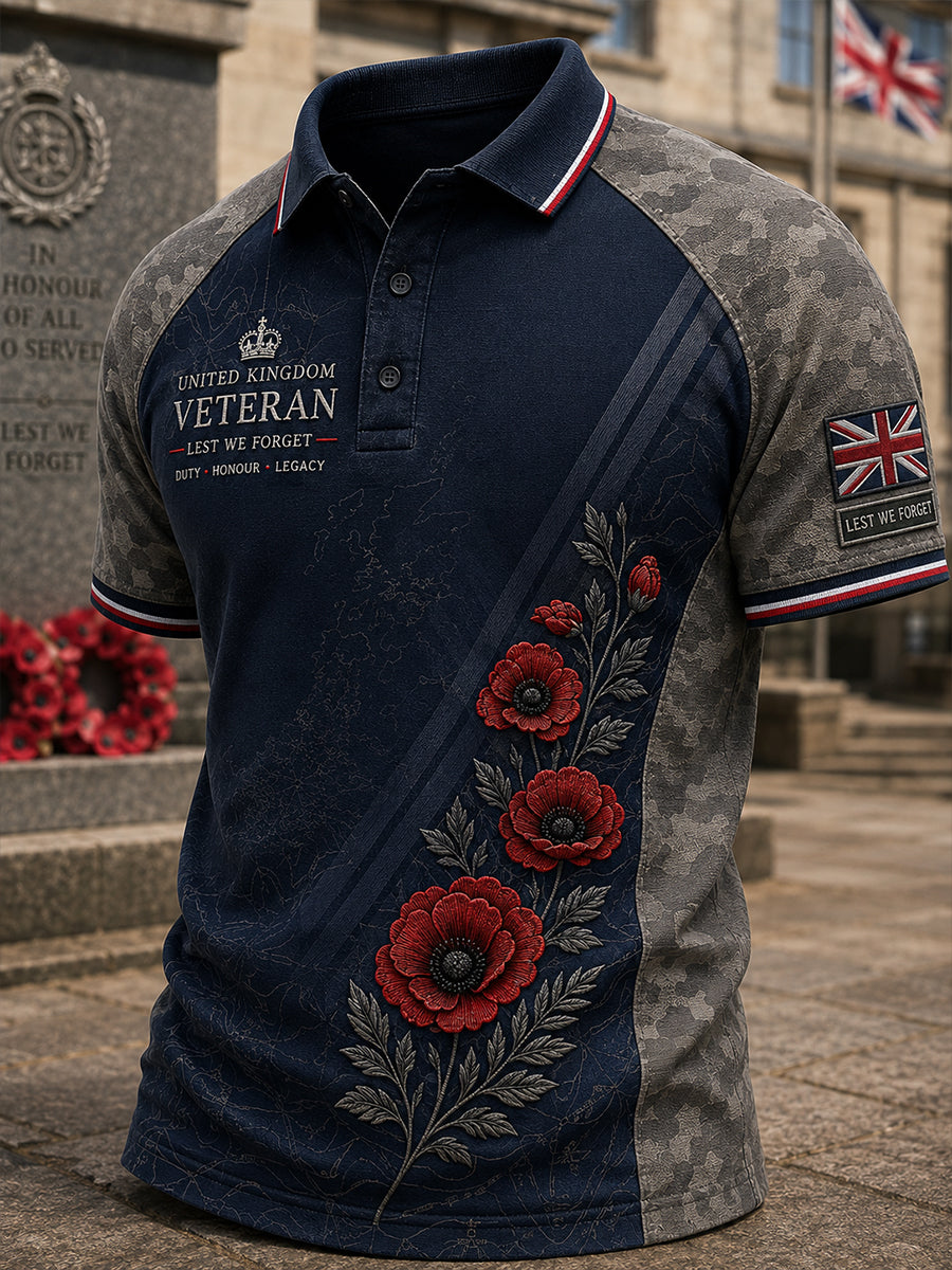 Men's British Veterans' Memorial Short Sleeves T-Shirt