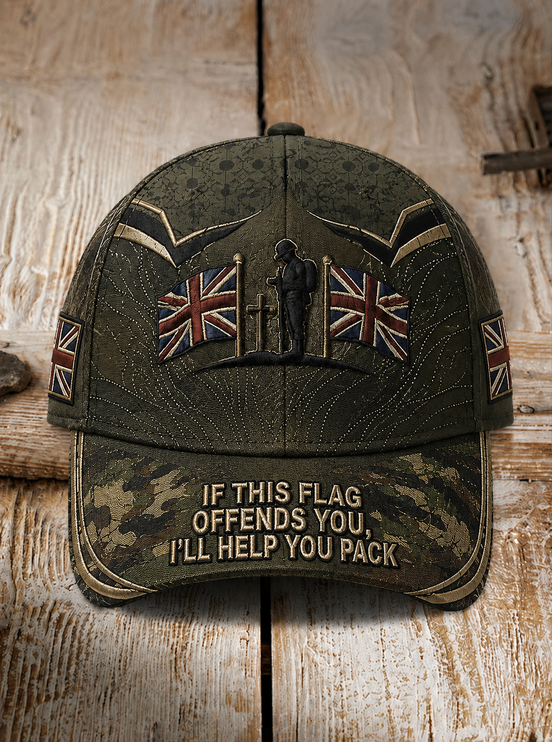 Unisex IF THIS FLAG OFFENDS YOU I'LL HELP YOU PACK Hat
