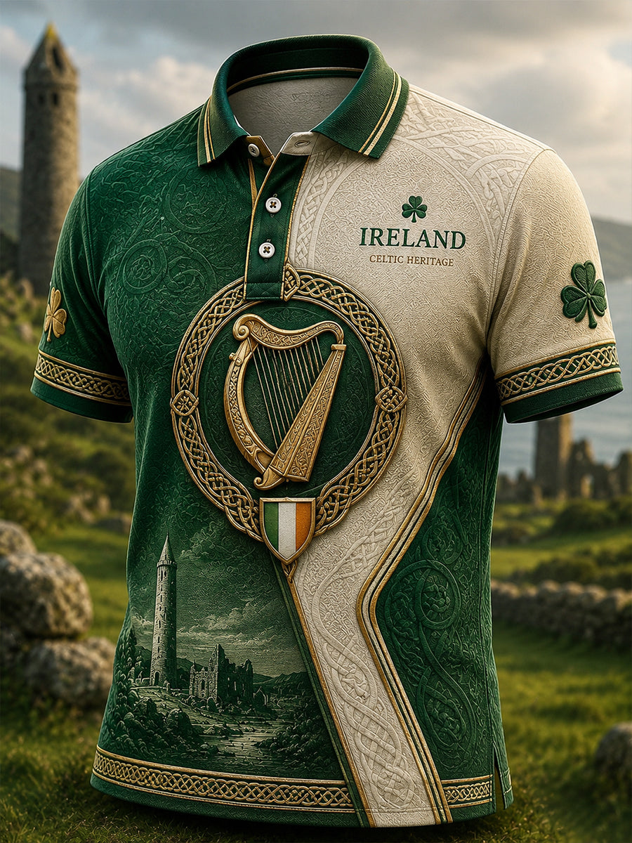 Men's Irish Patriotic Commemoration Short Sleeve Shirt