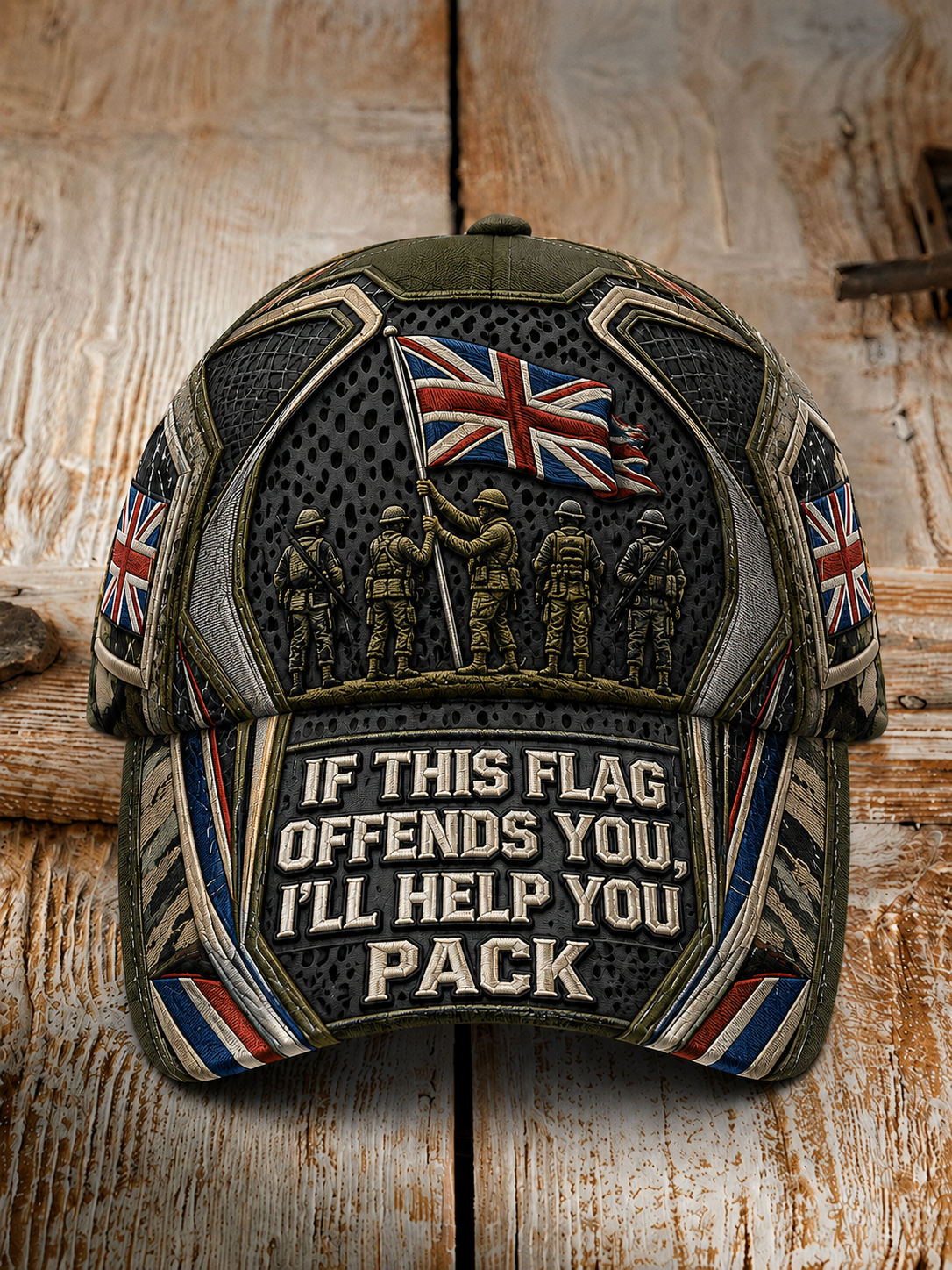 Unisex IF THIS FLAG OFFENDS YOU I'LL HELP YOU PACK Hat