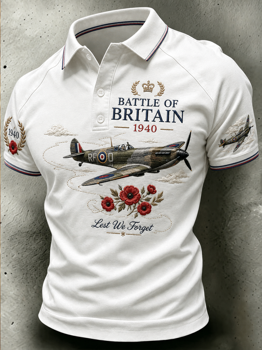 Men's Battle of Britain Printed polo shirt