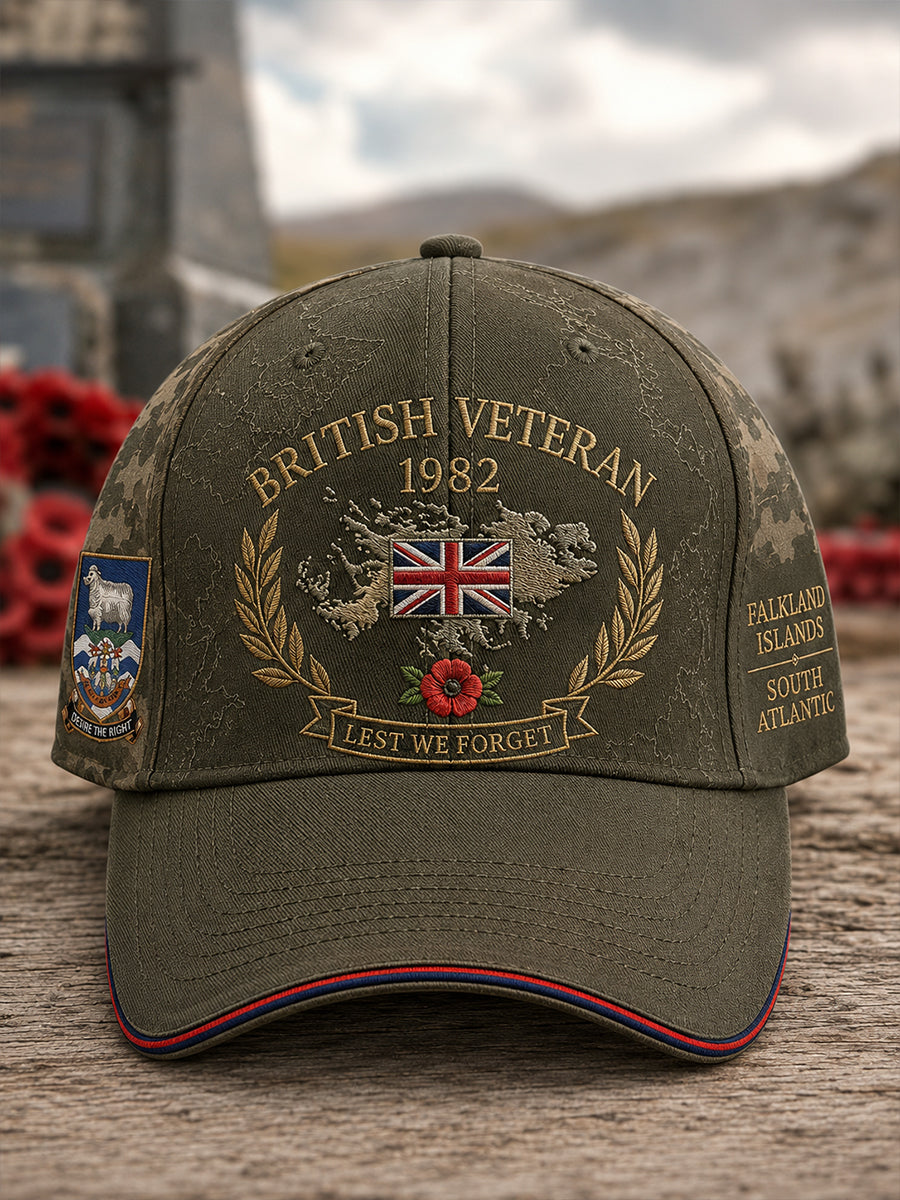 Unisex Falklands War British Veterans Memorial Hat