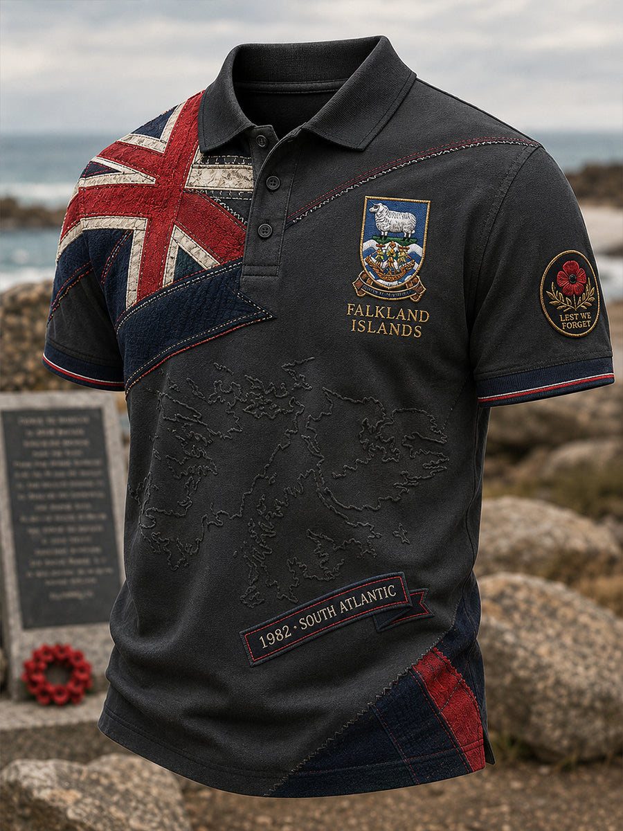Men's Falklands War British Veterans Memorial Short Sleeve T-Shirt