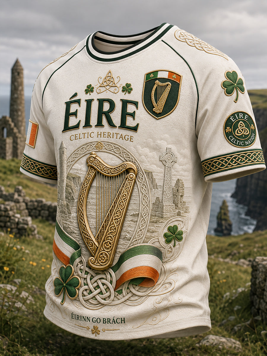 Men's Irish Patriotic Commemoration Short Sleeves T-Shirt