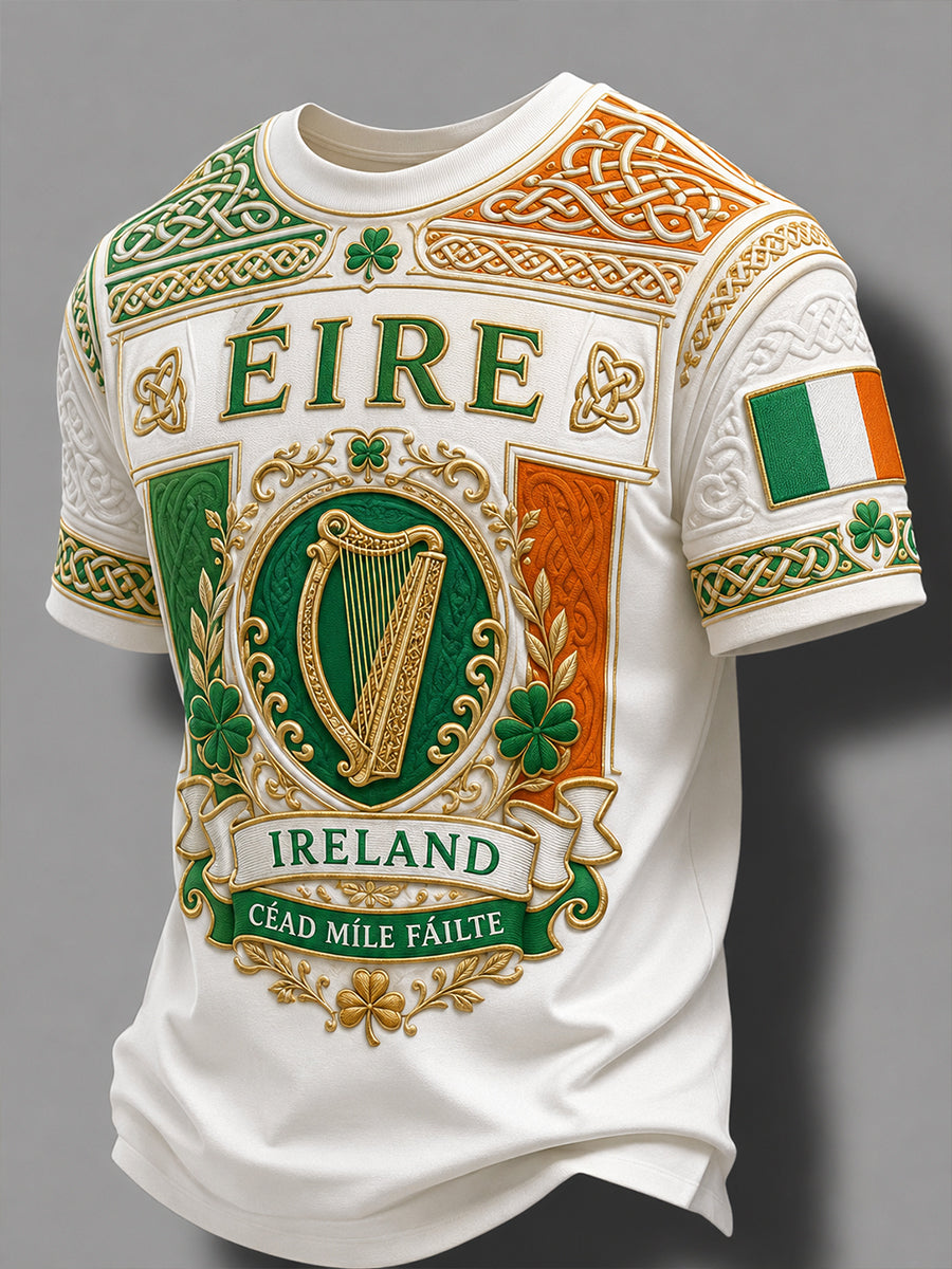 Men's Irish Patriotic Commemoration Short Sleeves T-Shirt