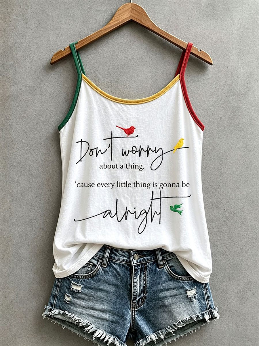 Women's Every Little Thing Is Gonna Be All Right Tank Top