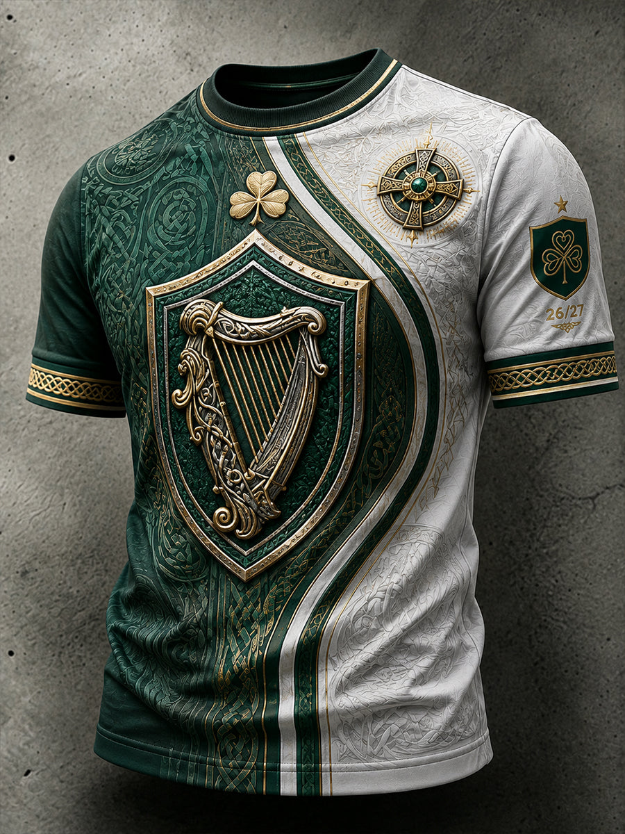 Men's Irish Patriotic Commemoration Short Sleeve Shirt