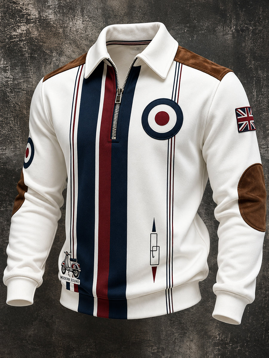 Men's Paul Weller And British Mod Culture Waffle Long Sleeve T-Shirt