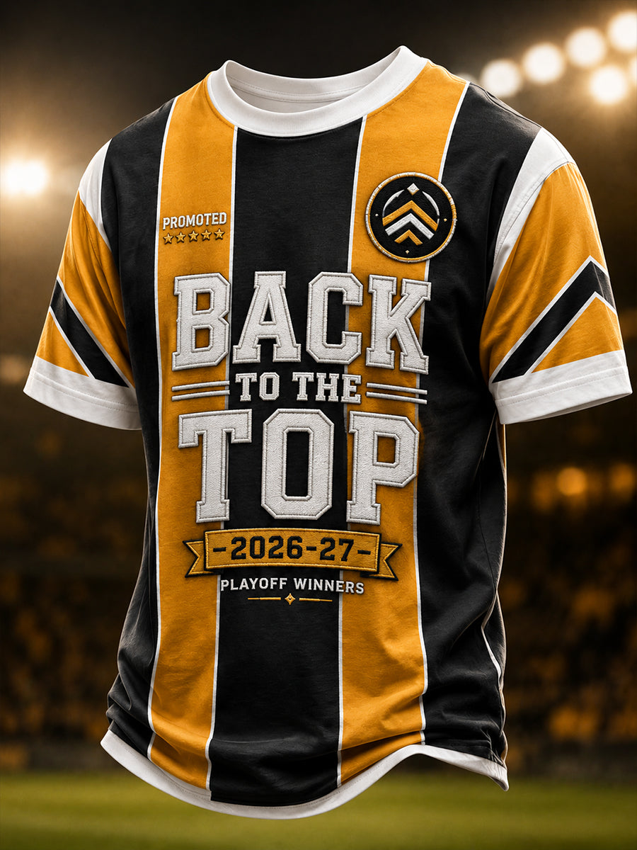 Men's UP WE GO Print Casual T-shirt