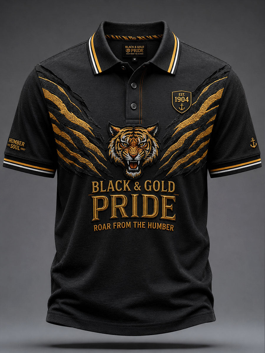 Men's Tigers Football Lover Printed Casual Tops
