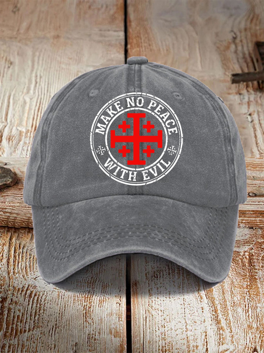 Unisex Make No Peace With Evil Hat