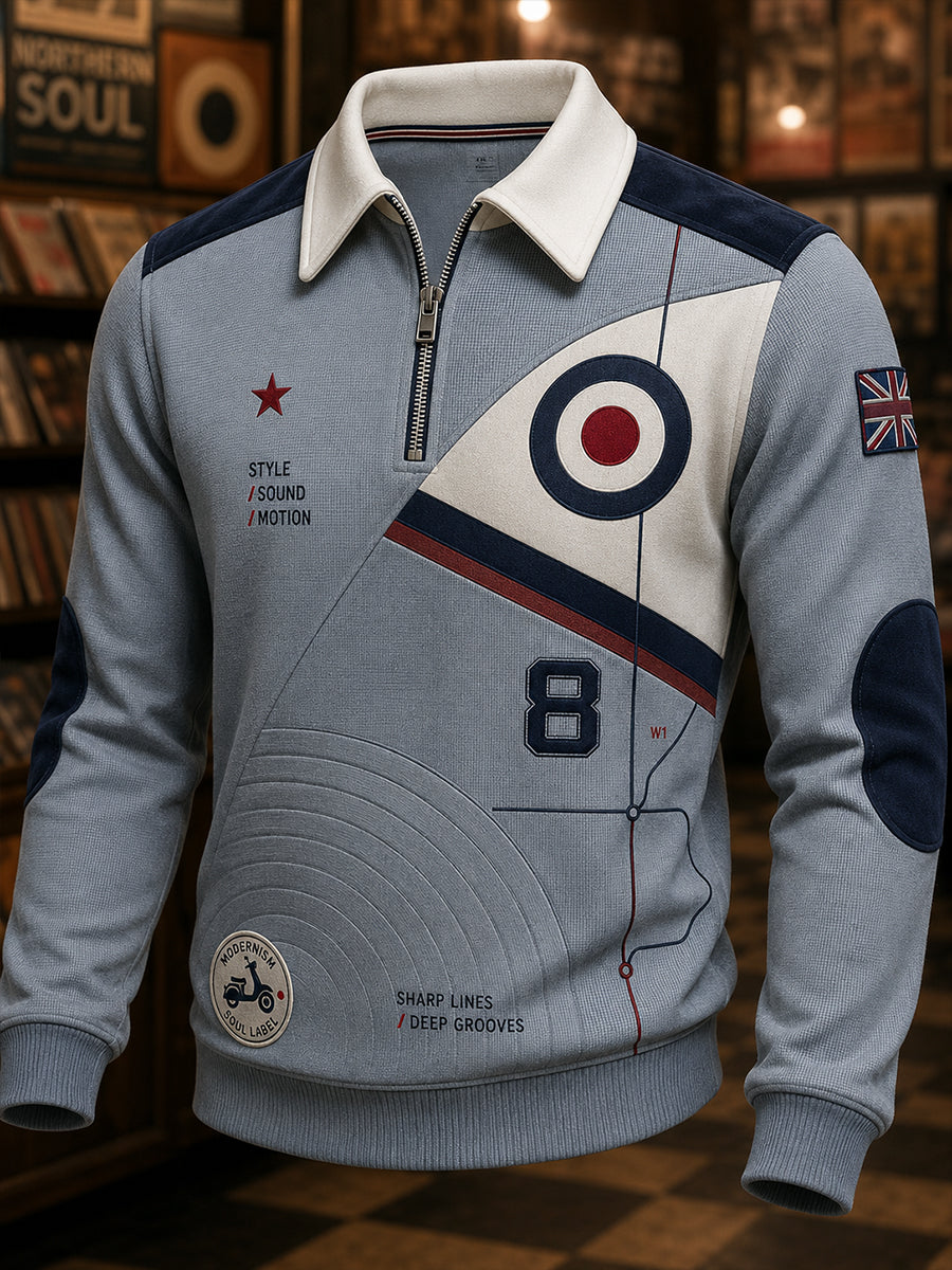 Men's Paul Weller And British Mod Culture Long Sleeve T-Shirt