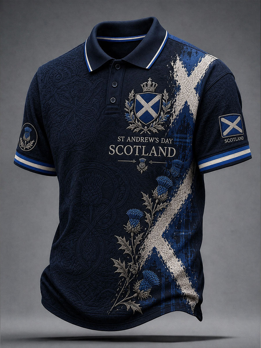 Men's St Andrew's Day Print Shirt