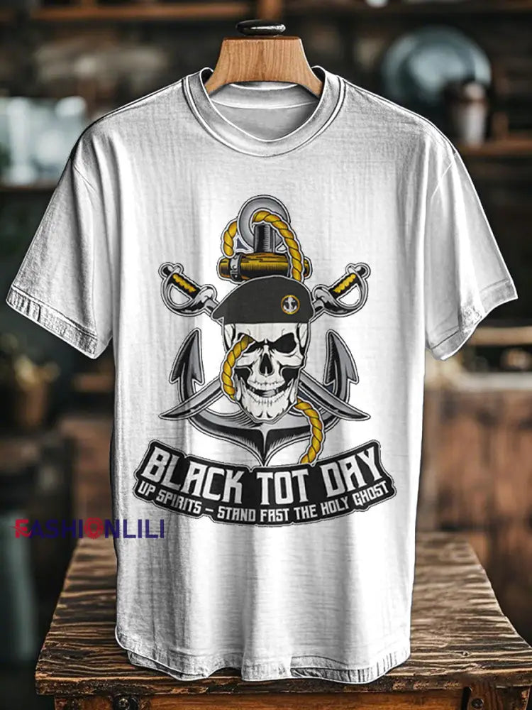 Unisex Royal Navy Veteran Rum Printed T-shirt