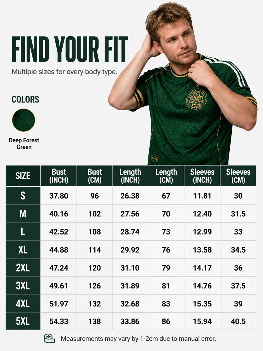 Men's Celtic Football Printed short sleeve t-shirt