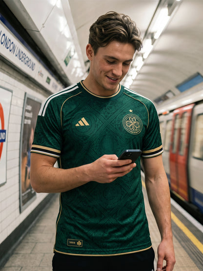 Men's Celtic Football Printed short sleeve t-shirt