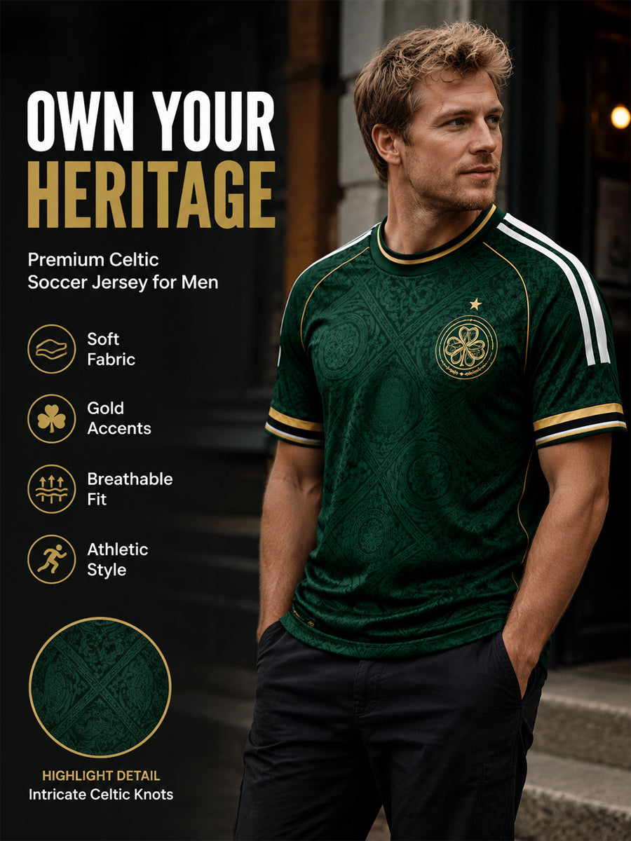 Men's Celtic Football Printed short sleeve t-shirt