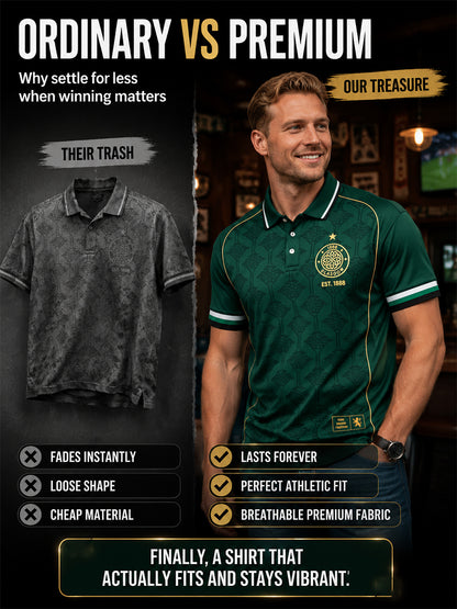 Men's Scottish Print polo shirt