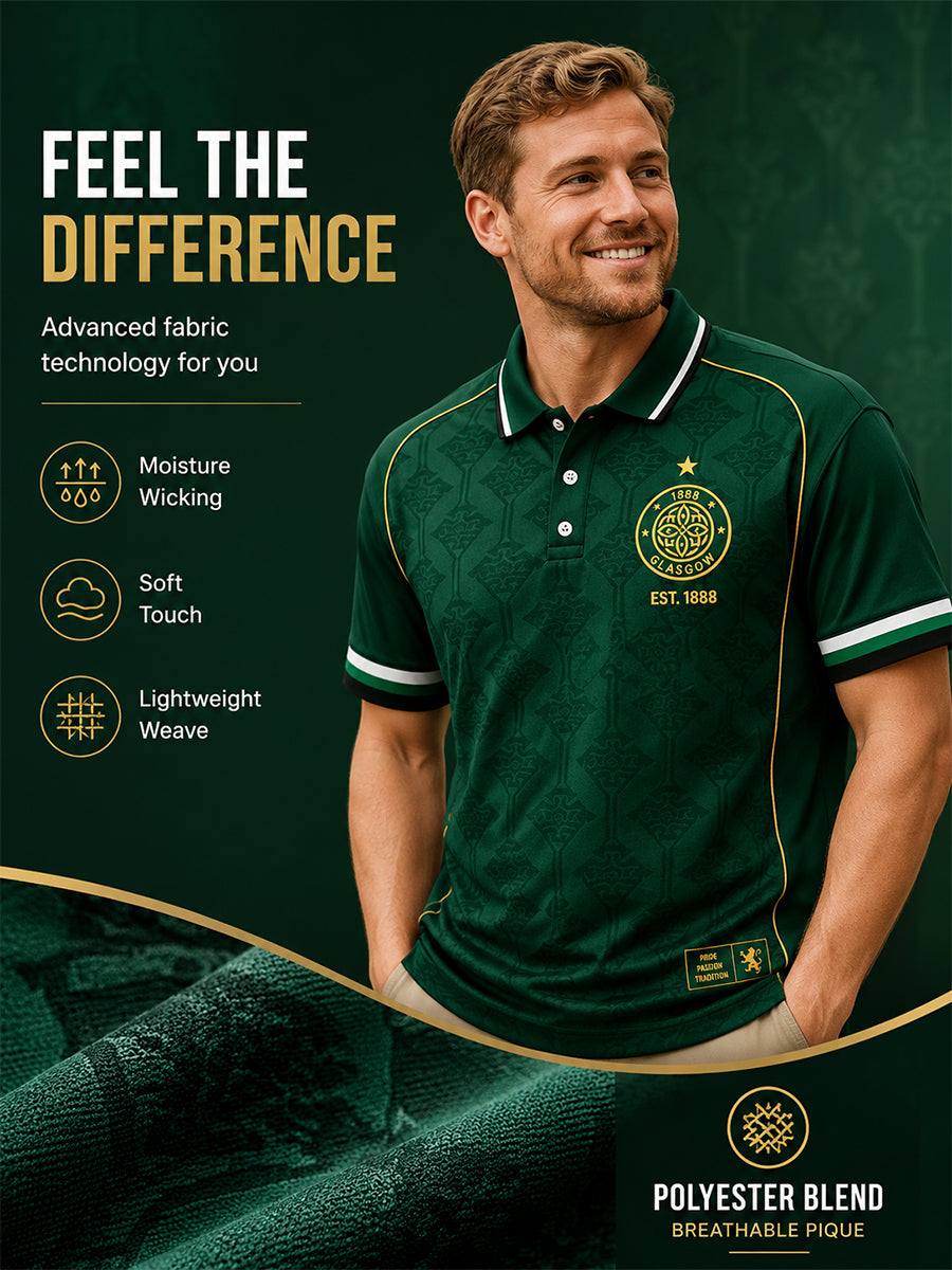 Men's Scottish Print polo shirt