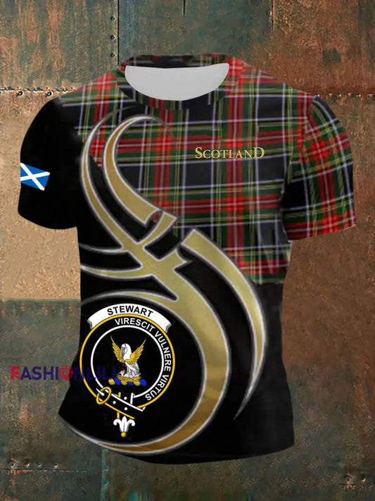 Men's Scottish Flag Short Sleeves T-shirt