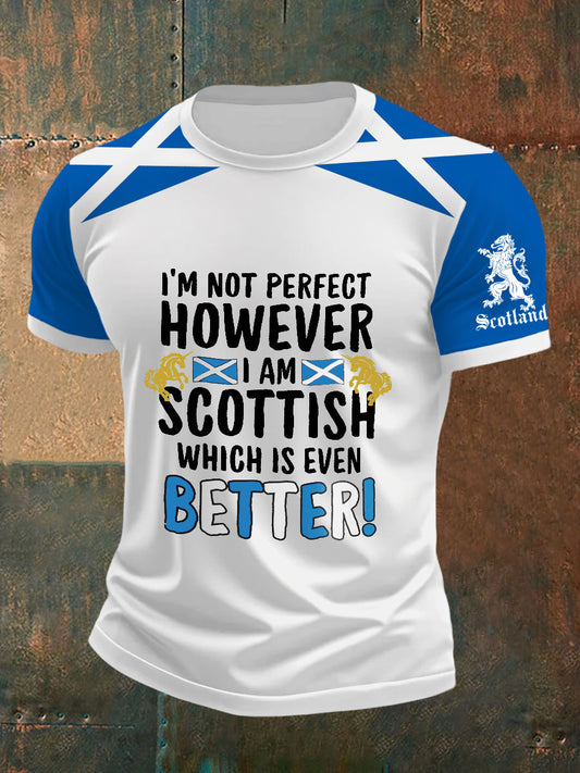 Men's Scottish Flag Short Sleeves T-shirt