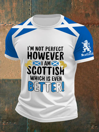 Men's Scottish Flag Short Sleeves T-shirt
