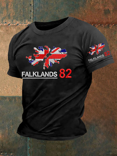 Men's Falklands War Veteran Printed T-Shirt