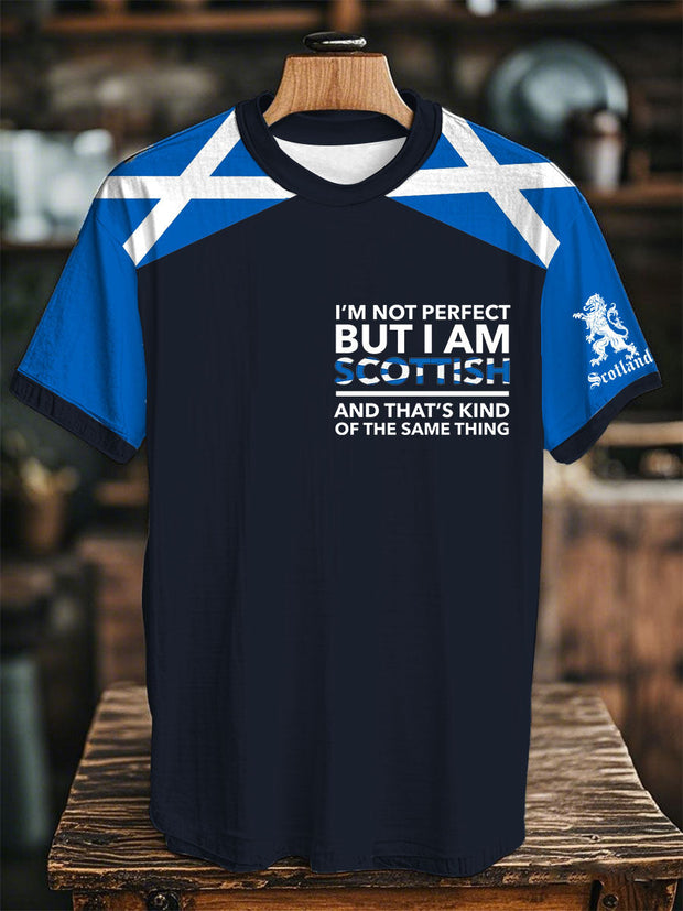 Unisex  Scottish Flag Short Sleeves T-shirt