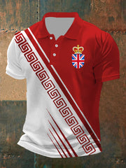 Men's Vintage British Crown Casual Shirt