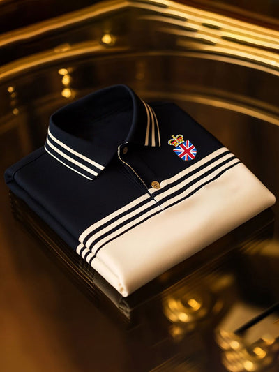 Men's Vintage British Crown Casual Shirt
