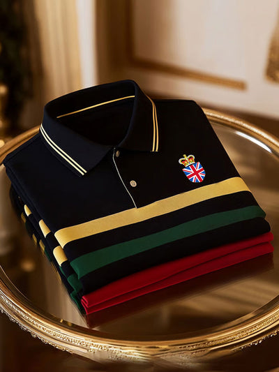 Men's Vintage British Crown Casual Shirt