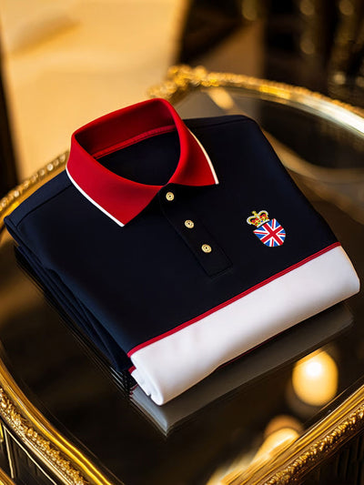 Men's Vintage British Crown Casual Shirt